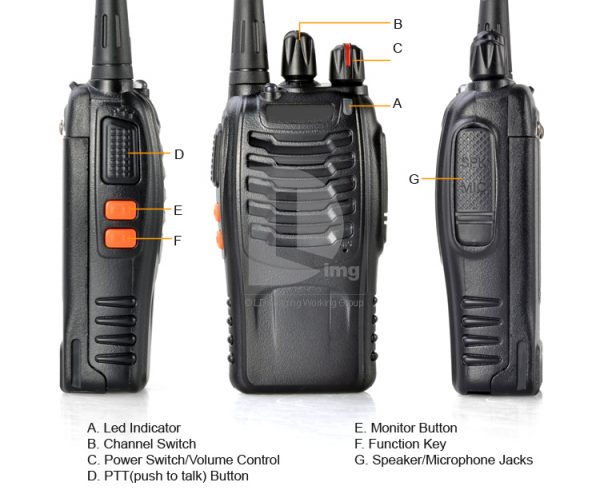 BAOFENG BF-888S Walkie Talkie Transceiver (2Pieces) - Image 6