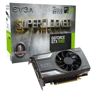 EVGA GeForce GTX 1060 SC GAMING 3GB GDDR5
