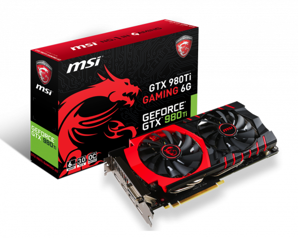 6GB MSI GeForce GTX 980 Ti GAMING 6G Twin FrozrV