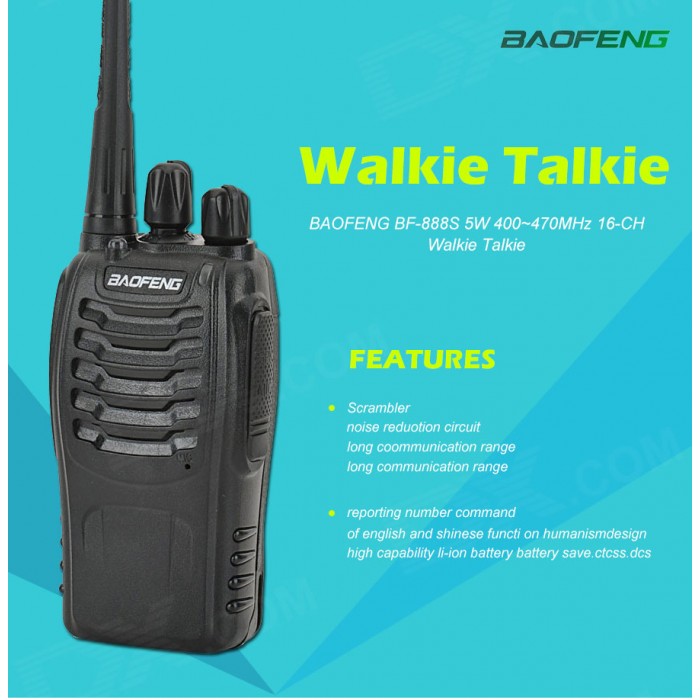 BAOFENG BF-888S Walkie Talkie Transceiver (2Pieces)