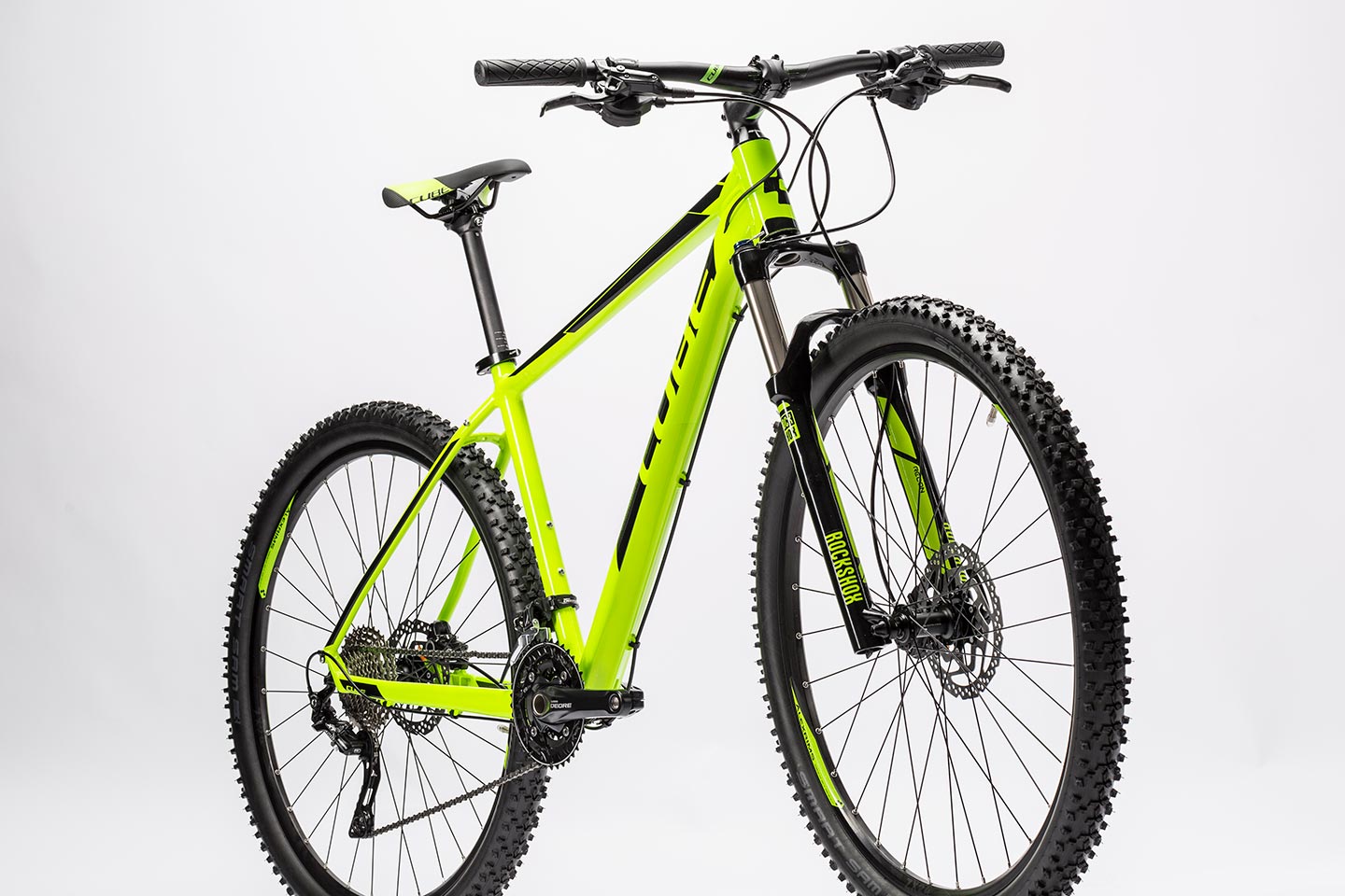 cube black mountain bike