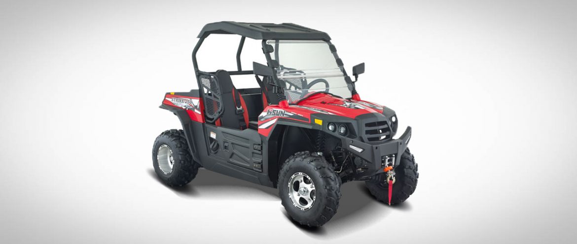 hisun strike 250cc black off road buggy