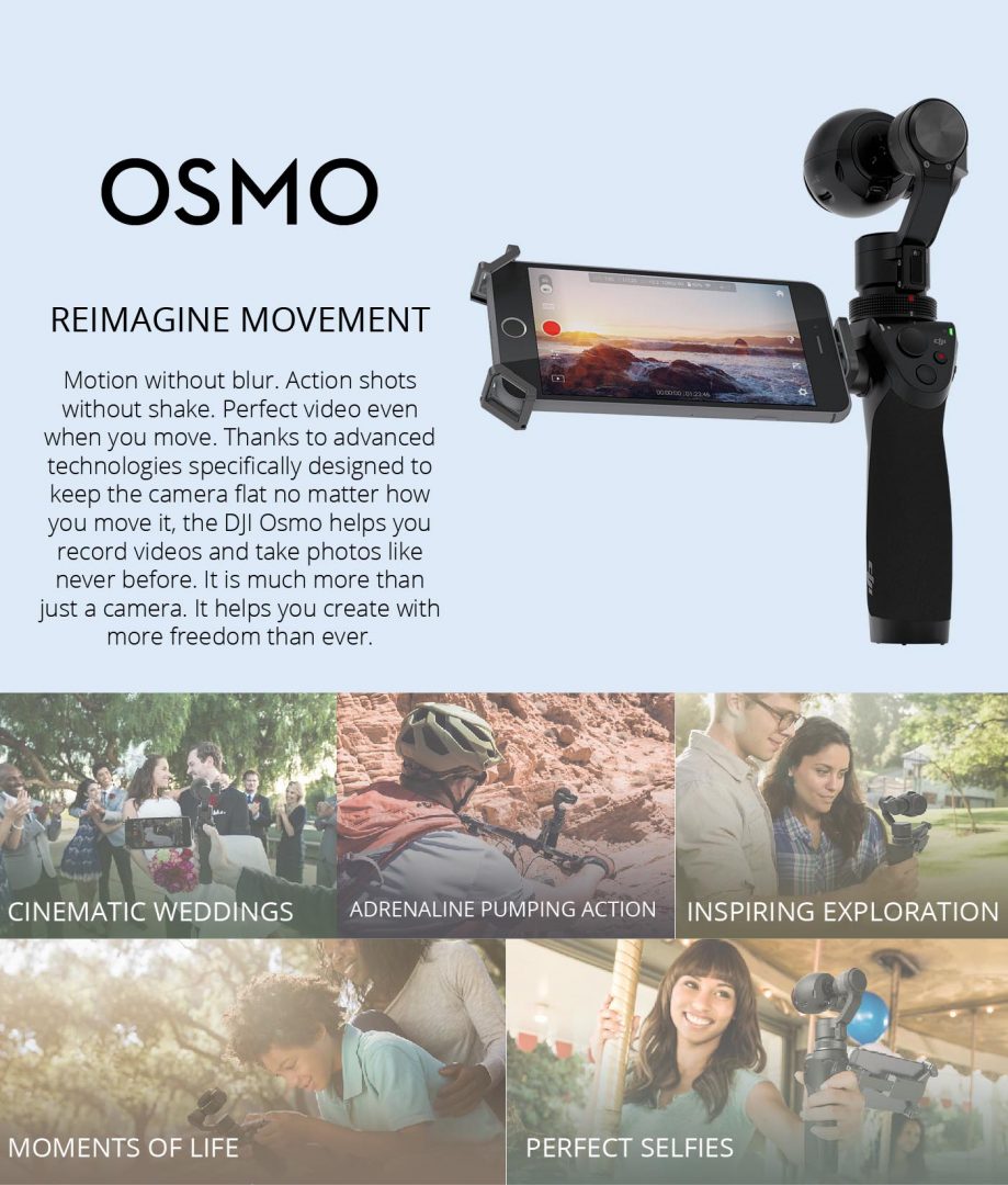 Reimagine Movement: the DJI OSMO