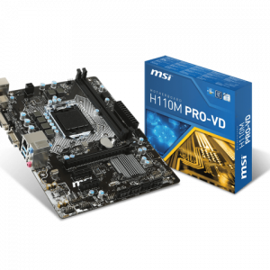 MSI H110M PRO-VD PLUS LGA 1151Micro ATX Motherboard
