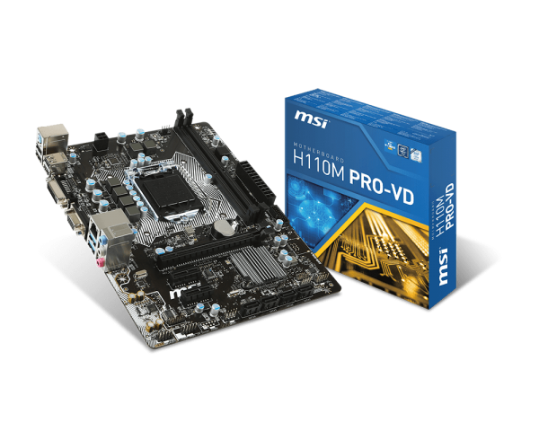 MSI H110M PRO-VD PLUS LGA 1151Micro ATX Motherboard