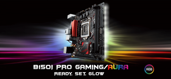 ASUS ROG B150I PRO GAMING LGA 1151 Mini ITX Intel Motherboard