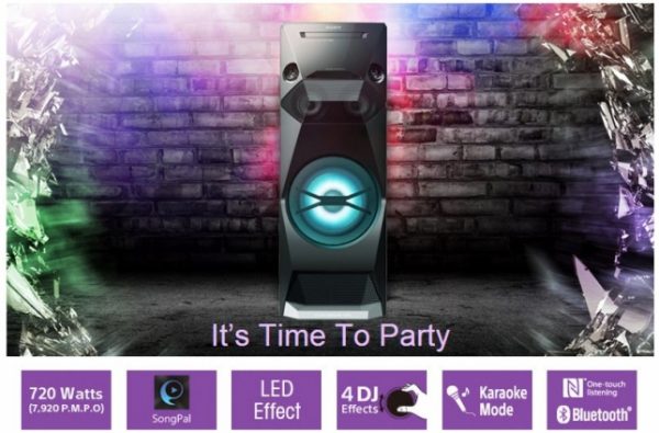 Sony Portable MHC-V11 High-Power Compact Audio System