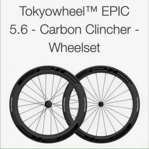 Tokyowheelâ„¢ EPIC 5.6 - Carbon Clincher - Wheelset