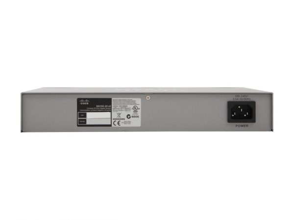 Cisco SG102-24-NA Smart 24-Port Gigabit Unmanaged Switch - Image 3