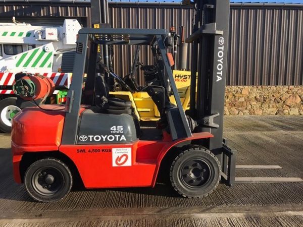 2008 TOYOTA FG 45 (4.5 TON) Gas  Petrol Forklift LPG - Image 6