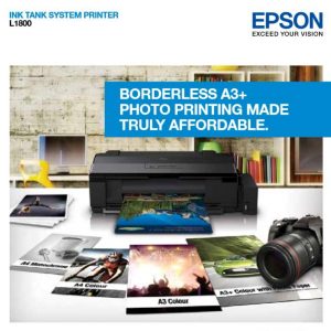 Epson L1800 Borderless A3+ Photo Printing Inkjet Printer