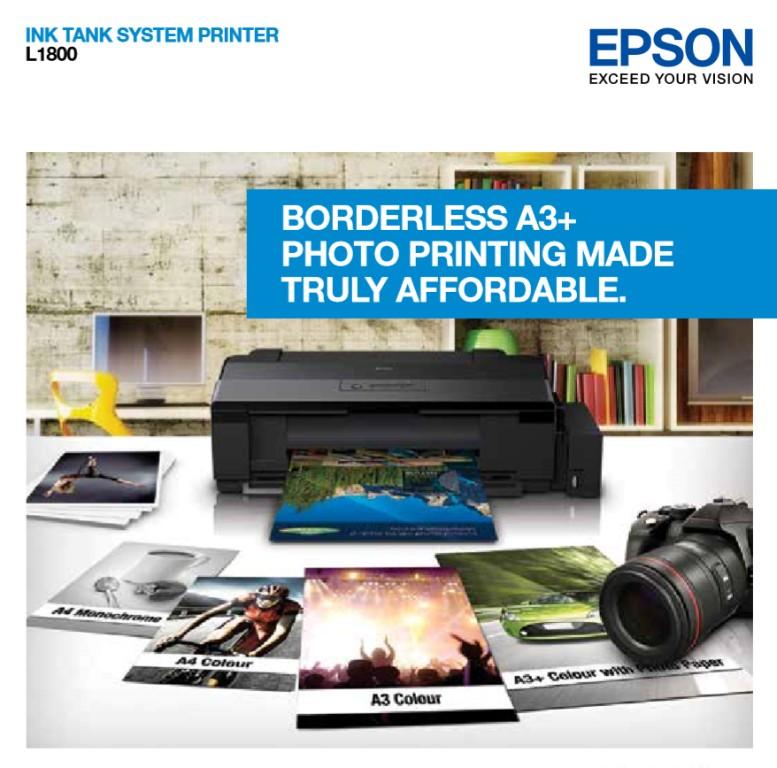 Print end r. Epson l1800. Epson коробка.