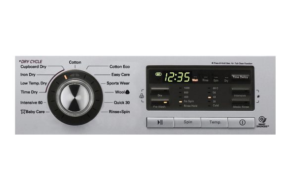 LG F1496AD5 Wash 8kg/Dry 4kg Capacity Washer Dryer - Image 9