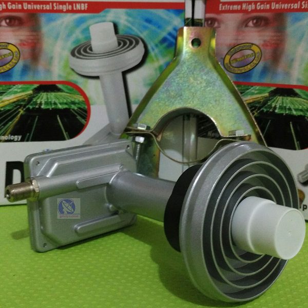 LNB KU Band Stargold Fuji SG900 Prime Focus LNB with Holder - Image 4