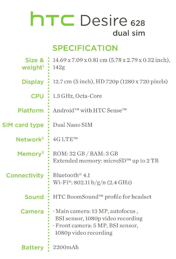 HTC Desire 628 - Image 9