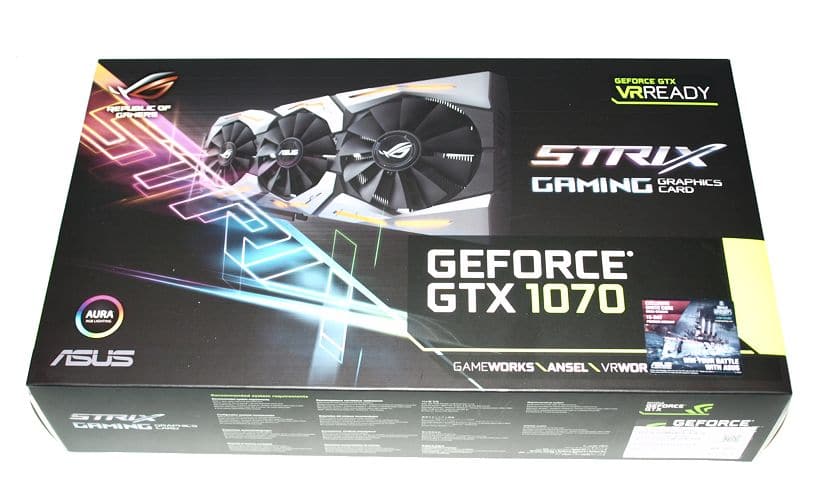 ASUS GeForce GTX 1070 8GB ROG Strix 