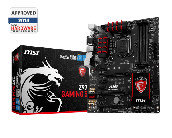 MSI Gaming Z97 GAMING 5 LGA 1150 Intel Motherboard - Image 9