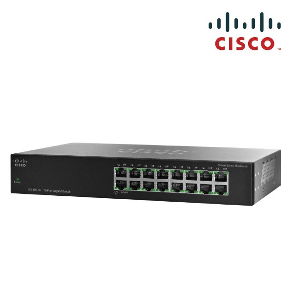 Cisco SG100-16-NA Unmanaged 16-Port Gigabit Switch - Image 6