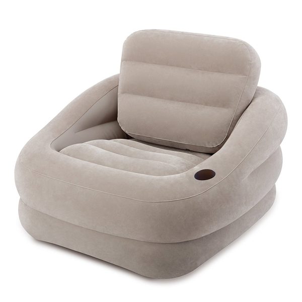 Intex Inflatable Khaki Accent Chair - Image 3