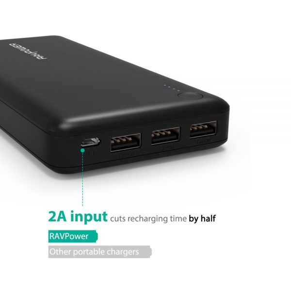 RAVPower Portable Charger RAVPower  3-USB Ports Power Bank - Image 13