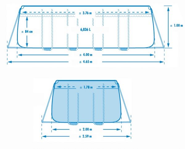 Intex Prism Frame™ Rectangular Above Ground Pool Set - Image 7