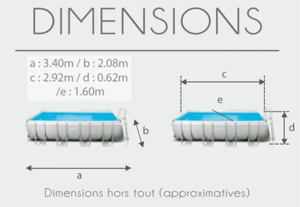 Intex Prism Frame™ Rectangular Above Ground Pool Set - Image 4