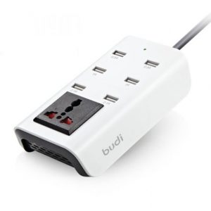 Budi 6 USB Port Travel/Home Charger