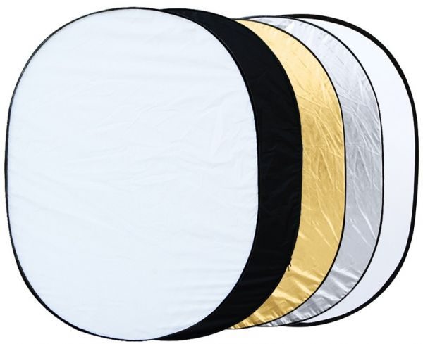 5 in 1 Portable Photography Studio Multi Photo Collapsible Light Reflector - 24 x 36 inch