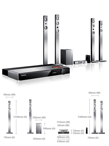 Samsung HT-F9750W 7.1 Ch 1330W Smart 3D Blu-ray & DVD Home Theatre System -  Samsung UK