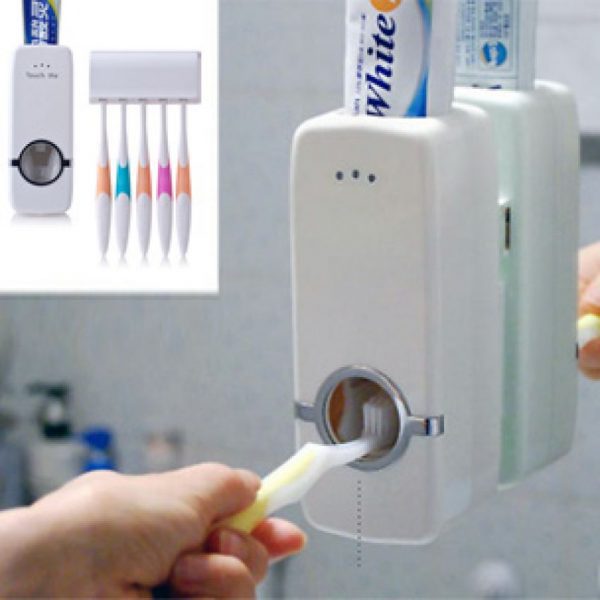 Automatic Toothpaste Dispenser And Toothbrush Holder - Image 4