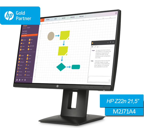 HP Z22n Narrow Bezel IPS Display