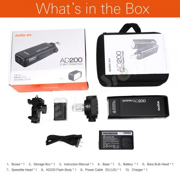 Godox AD200 TTL Pocket Flash Kit - Image 8