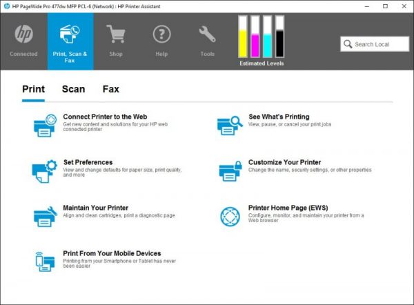 HP PageWide Pro 477dw Multifunction Printer - Image 6