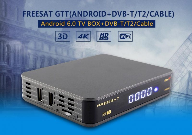 tuyo receta boleto FREESAT GTT Android 6.0 TV BOX DVB-T/T2/Cable | Tech Nuggets