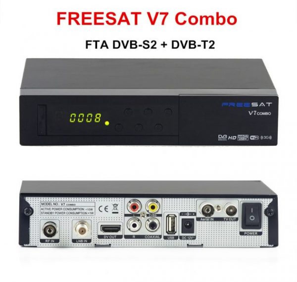 Freesat V7 Combo DVB-S2 Mini Full HD Digital Satellite Receiver - Image 4