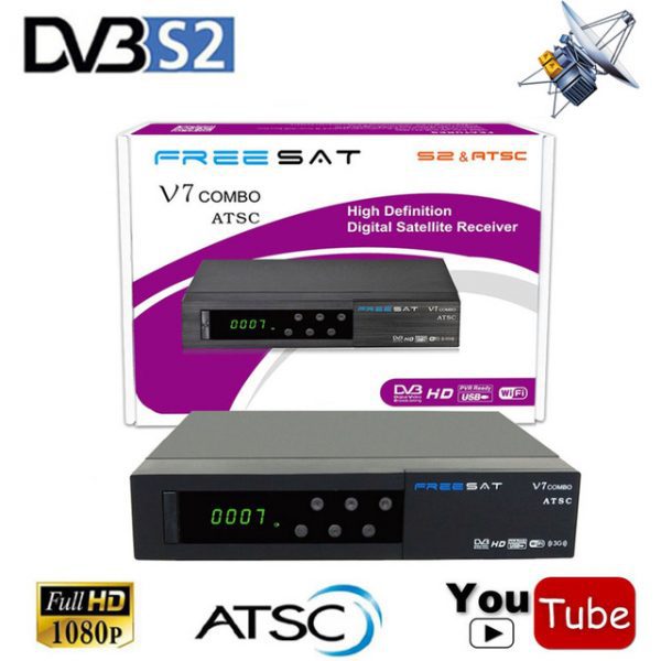 Freesat V7 Combo DVB-S2 Mini Full HD Digital Satellite Receiver - Image 5