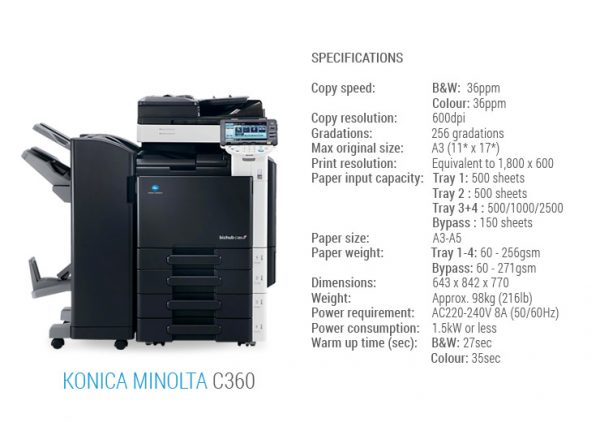 Konica Minolta Bizhub C360 - Image 4