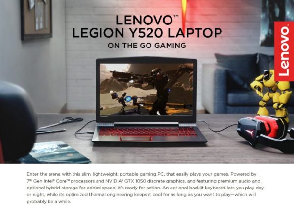 Lenovo Legion Y520 - 15.6" Gaming Laptop - Image 3