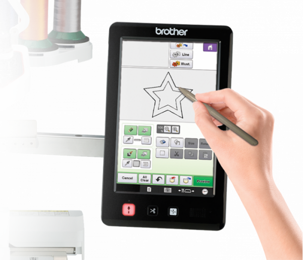 Brother Entrepreneur Pro PR1050X 10 Needle Embroidery Machine - Image 4