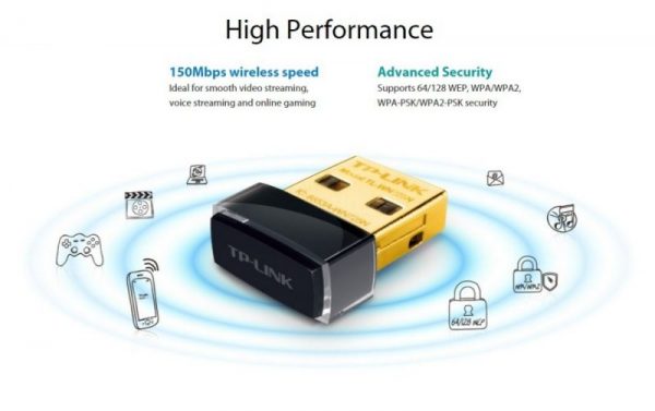 TP-Link TL-WN725N 150Mbps Wireless N Nano USB Adapter - Image 4