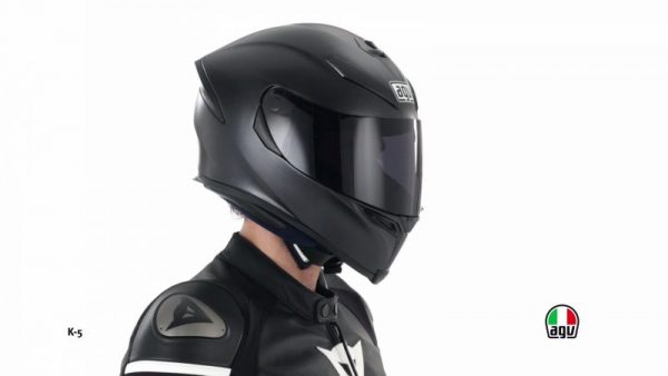 AGV K5-S Solid Helmet - Matt Black - Image 2