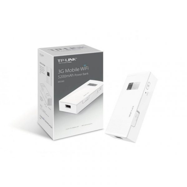 TP-LINK TL-M5360 Mobile 3G SIM WiFi Wireless Hotspot Router 5200mAh Power Bank - Image 5
