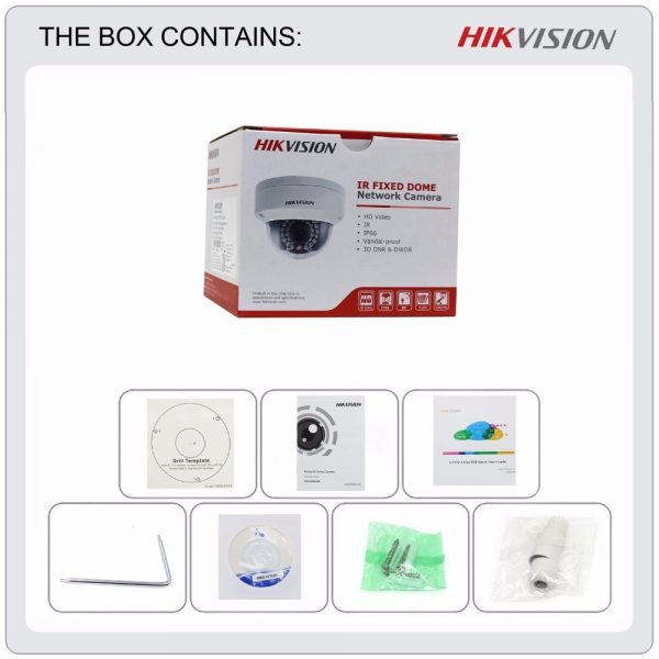 Hikvision DS-2CD2120F-I (2.8mm) 2MP IR Fixed Dome Camera - Image 4
