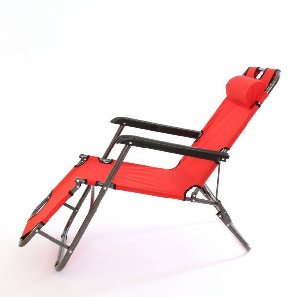 2 in 1 Outdoor Foldable Garden Sun Loungers / Reclining/Camping Chairs - Image 6