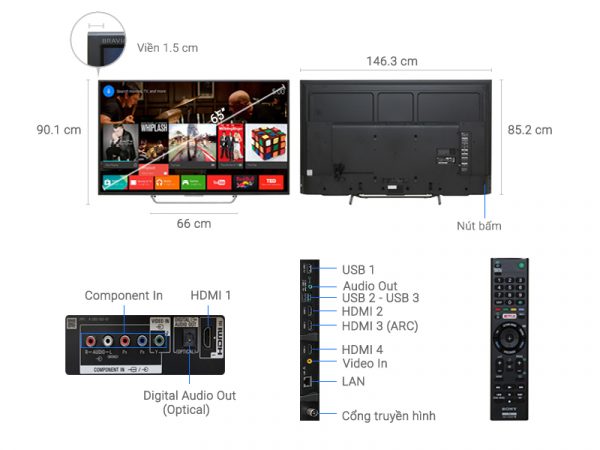 Sony X70E | LED | 4K Ultra HD | High Dynamic Range (HDR) | Smart TV - Image 4