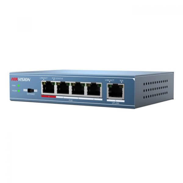 Hikvision DS-3E0105P-E - 4port PoE Switch - Image 3