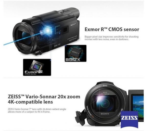 Sony FDR-AXP55 4K Handycam with Built-In Projector - Image 6