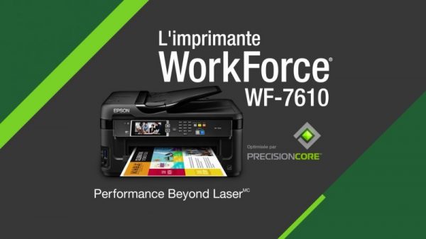 Epson WorkForce WF-7610 Wireless Color All-in-One Inkjet Printer