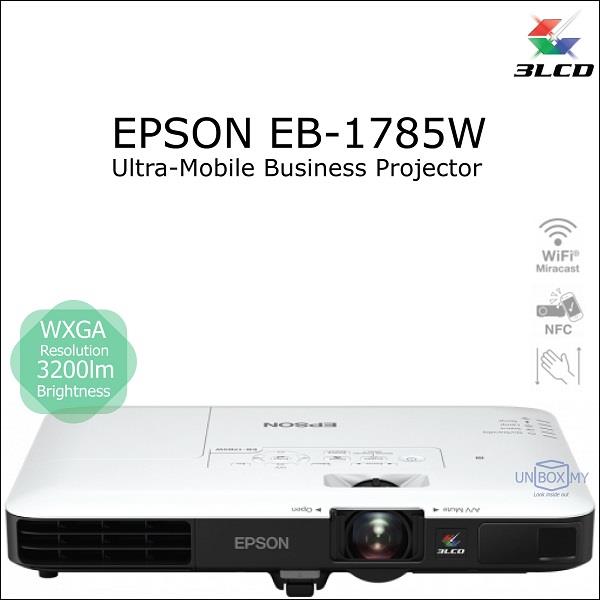 Epson EB-1785W 3200 Lumens WXGA Ultra-Portable Projector | Tech