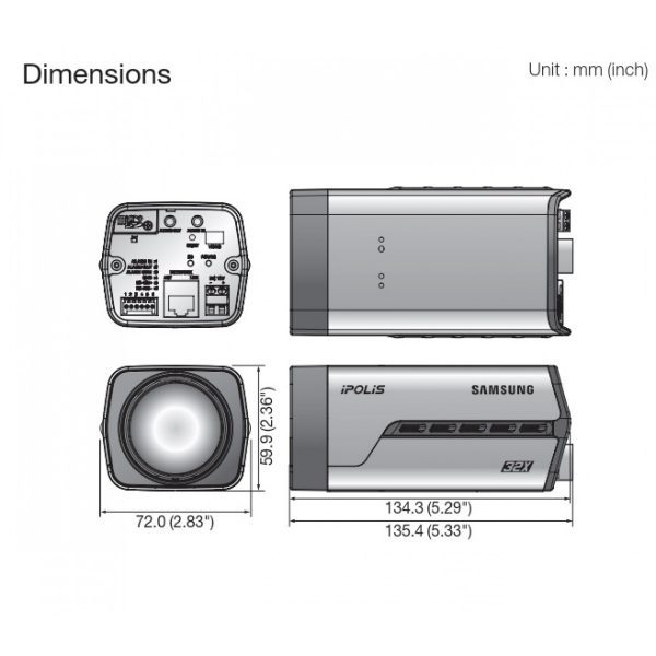 Samsung SNZ-6320 2 MP Full HD 32x Zoom Network Camera - Image 5